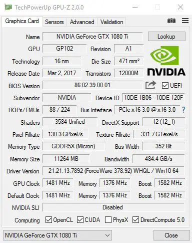 Benchmark GPU