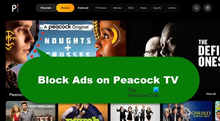 Block Ads on Peacock TV