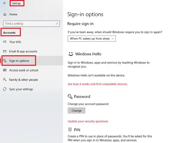 Picture Password in Windows 10