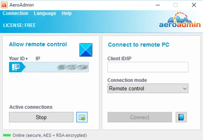 Aero Admin tool