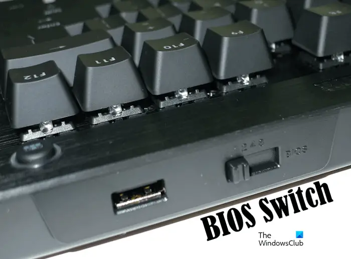 BIOS switch Corsair Keyboard