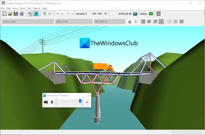 Bridge Design software for Windows