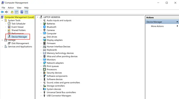 How to open Device Manager in Windows 10