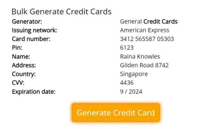 CreditCardGenerator