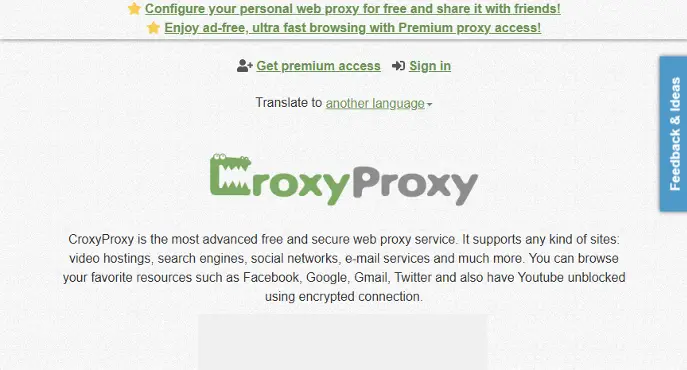 Free proxy sites to unblock websites
