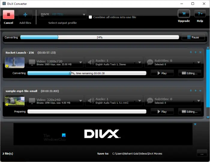 DivX Converter