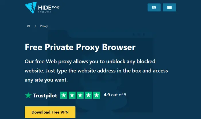 Free proxy sites to unblock websites
