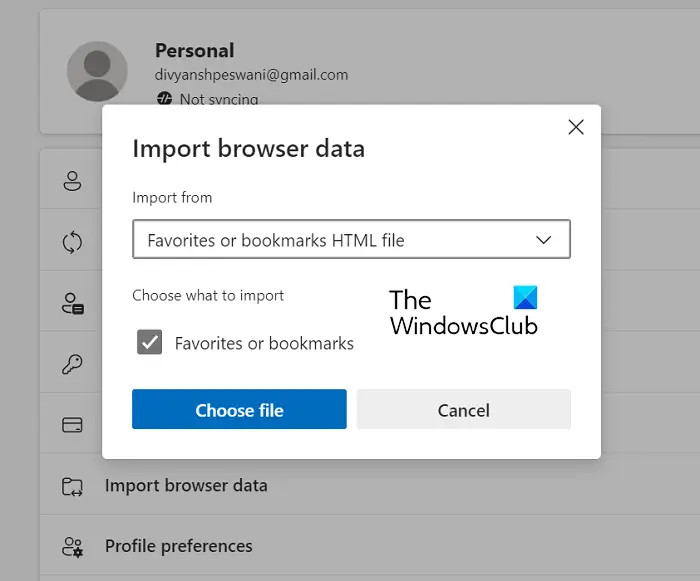 How to import Internet Explorer Favorites to Edge browser