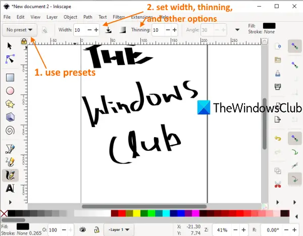 Best free Calligraphy software for Windows 10