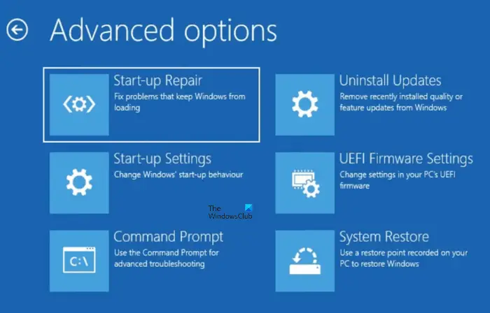 Launch cmd from Windows Recovery Environment