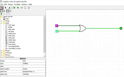 Logisim logic gate simulator