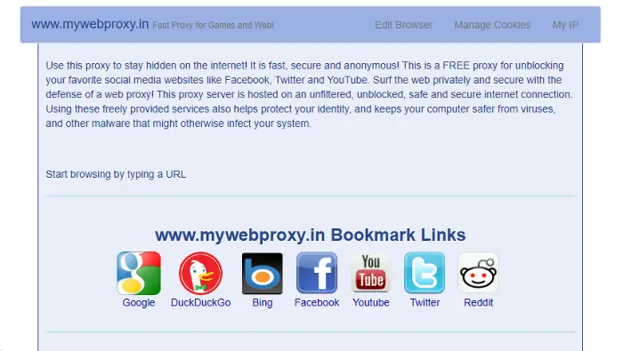 Free proxy sites to unblock websites
