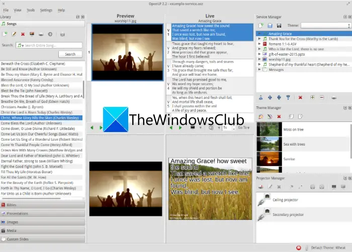 Best free Church Presentation software for Windows