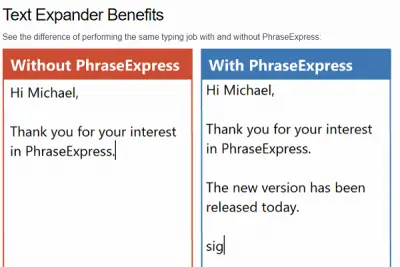 Phrase Express Clipboard Manager