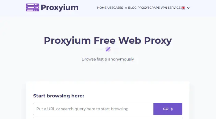 Free proxy sites to unblock websites
