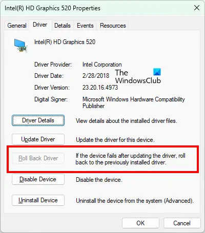 Rollback your graphics card driver